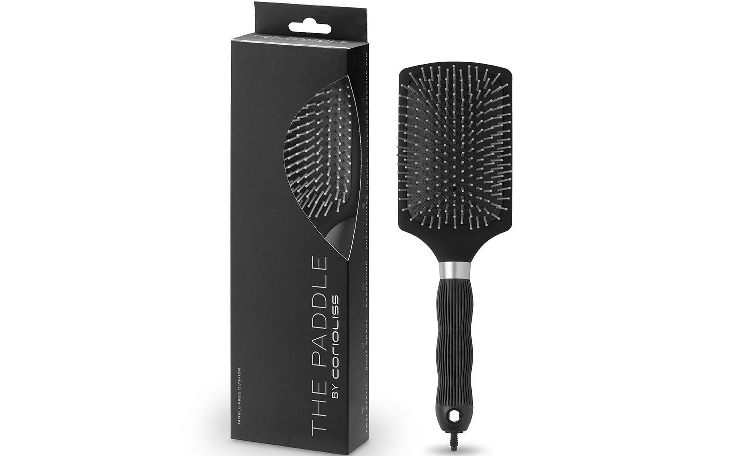 CORIOLISS THE PADDLE BRUSH BLACK