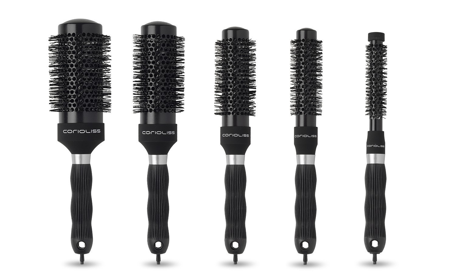 CORIOLISS THE BRUSH - BLACK - 5 BRUSH KIT 2