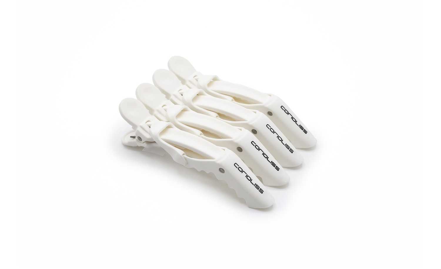 CORIOLISS CROC HAIR CLIPS PROFESIONAL WHITE